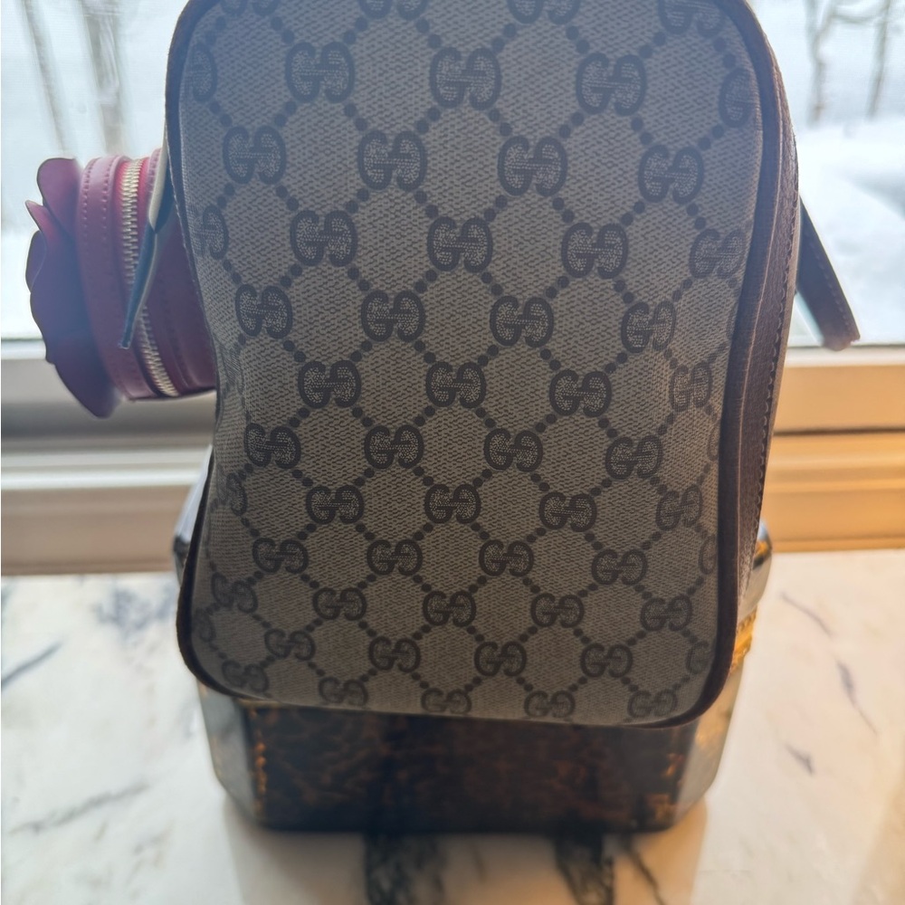 Gucci Ophidia Satchel Monogram Bag. Comes with cherry 🍒 charm - Picture 2 of 15